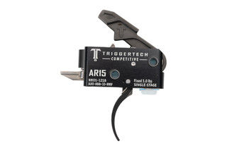 TriggerTech AR-15 Single-Stage Competitive Flat Trigger in Stainless is made for competitions with zero creep, short overtravel, and a tactical reset.